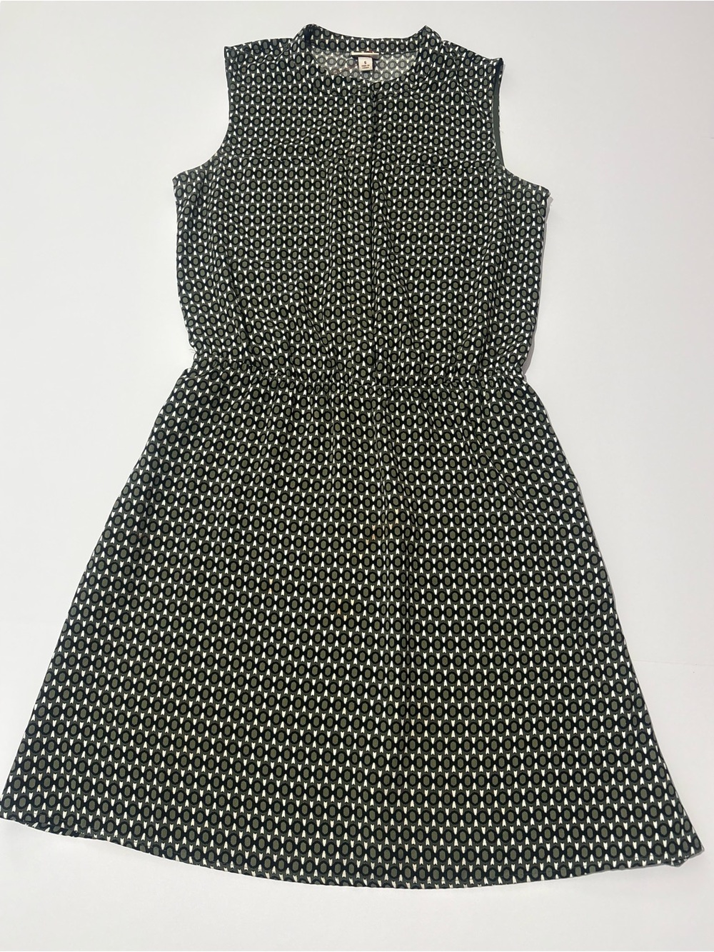 Merona Black and White Sleeveless Mini Dress